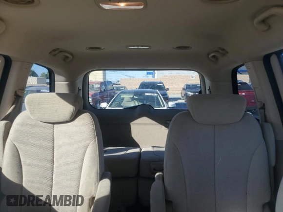 2008 Kia Sedona with VIN KNDMB133186257281, listed as a Copart auction lot 81604274 with 123,415 mi miles and Clean Title. Bid and sale history available at carsss.com. Image 10.