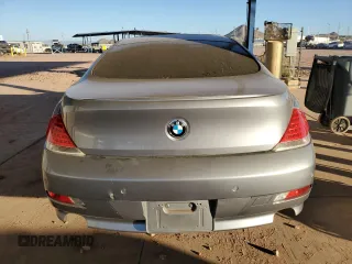2007 BMW 6 Series 650i with VIN WBAEH13537CR52749, listed as a Copart auction lot 83858374 with 154,700 mi miles and Clean Title. Bid and sale history available at carsss.com. Image 6.