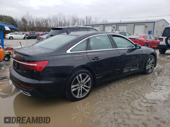 2019 Audi A6 Premium with VIN WAUK2AF21KN019029, listed as a Copart auction lot 47787735 with 54,598 mi miles and Salvage Title. Bid and sale history available at carsss.com. Image 3.