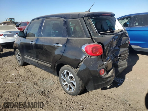 2014 FIAT 500L Lounge with VIN ZFBCFACH4EZ018056, listed as a Copart auction lot 83917684 with 151,664 mi miles and Salvage Title. Bid and sale history available at DreamBid. Image 2.