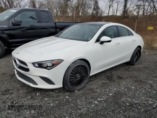 2022 Mercedes-Benz CLA with VIN W1K5J4GB9NN312660, listed as a Copart auction lot 82545984 with 0 mi miles and Salvage Title. Bid and sale history available at carsss.com. Image 1.