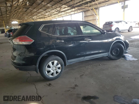 2015 Nissan Rogue SV with VIN KNMAT2MTXFP512506, listed as a Copart auction lot 88426005 with Not Provided miles and Salvage Title. Bid and sale history available at DreamBid. Image 3.
