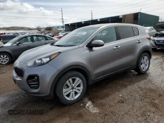 2018 Kia Sportage LX with VIN KNDPMCAC0J7340142, listed as a Copart auction lot 49885815 with 218,779 mi miles and Clean Title. Bid and sale history available at carsss.com. Image 1.