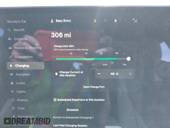 2021 Tesla Model S Long Range with VIN 5YJSA1E51MF442874, listed as a IAAI auction lot 39406495 with 36,127 mi miles and . Bid and sale history available at DreamBid. Image 18.