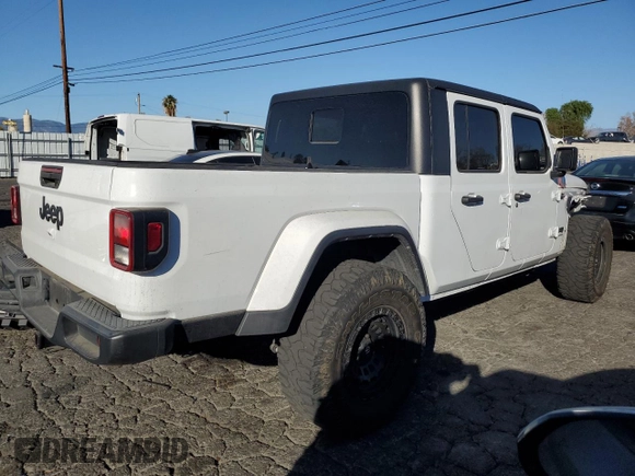 2022 Jeep Gladiator Willys with VIN 1C6HJTAG9NL143314, listed as a Copart auction lot 87974155 with 25,106 mi miles and Salvage title. Bid and sale history available at DreamBid. Image 3.