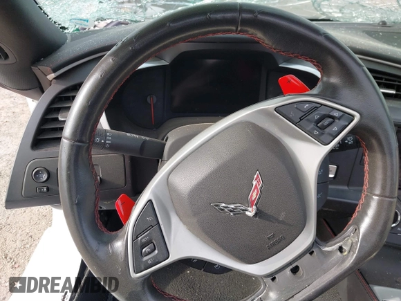 2017 Chevrolet Corvette Z06 1LZ with VIN 1G1YP2D65H5603526, listed as a IAAI auction lot 40974079 with 1 mi miles. Bid and sale history available at carsss.com. Image 15.