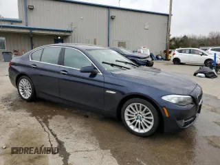 2013 BMW 5 Series 535i with VIN WBAFR7C51DC824056, listed as a Copart auction lot 48257915 with 96,328 mi miles and Salvage Title. Bid and sale history available at DreamBid. Image 4.