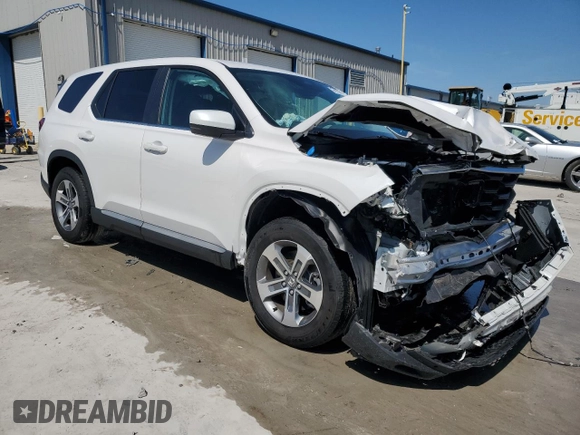 2024 Honda Pilot EX-L with VIN 5FNYG1H43RB018549, listed as a Copart auction lot 56435985 with 16,239 mi miles and Salvage title. Bid and sale history available at DreamBid. Image 4.