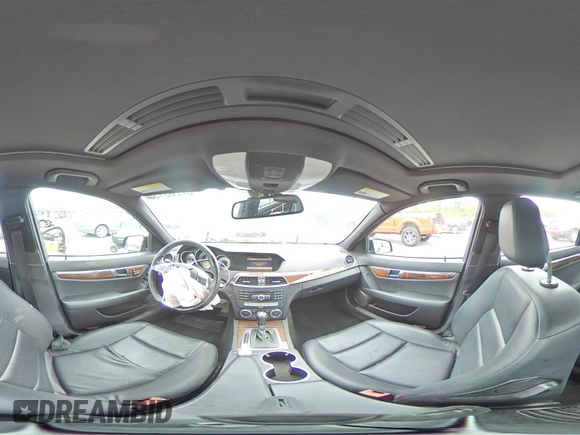 2012 Mercedes-Benz C 300 Sport with VIN WDDGF8BBXCR193158, listed as a Copart auction lot 57283155 with 108,486 mi miles and Salvage title. Bid and sale history available at DreamBid. Image 15.