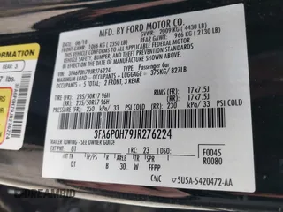 2018 Ford Fusion SE z VIN 3FA6P0H79JR276224, wystawiony jako IAAI lot #41277958 z przebiegiem 99 098 mil mil oraz . Historia ofert i sprzedaży dostępna na DreamBid. Obrazek 9.