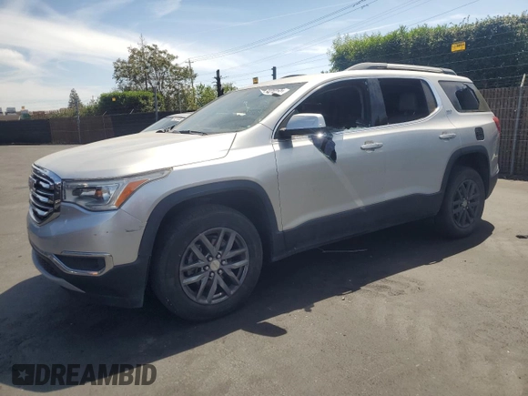 2018 GMC Acadia SLT with VIN 1GKKNMLS2JZ178203, listed as a Copart auction lot 54212175 with 76,873 mi miles and Salvage title. Bid and sale history available at DreamBid. Image 1.
