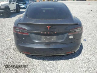 2016 Tesla Model S 90D with VIN 5YJSA1E27GF171698, listed as a Copart auction lot 49176205 with 107,913 mi miles and Salvage Title. Bid and sale history available at DreamBid. Image 6.