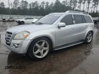 2009 Mercedes-Benz GL-Class 5.5L with VIN 4JGBF86E89A482745, listed as a Copart auction lot 89185425 with 208,996 mi miles and Salvage Title. Bid and sale history available at carsss.com. Image 1.