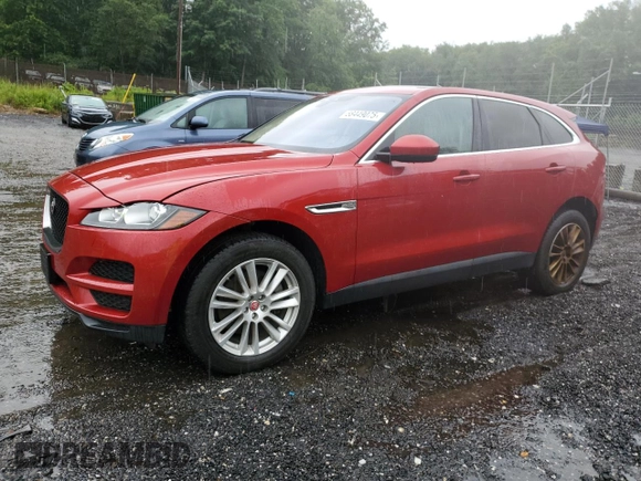 2020 Jaguar F-Pace 30t Prestige z VIN SADCK2GX2LA634810, wystawiony jako Copart lot #58449075 z przebiegiem 98 615 mil mil oraz Czysty tytuł • Clean title. Historia ofert i sprzedaży dostępna na DreamBid. Obrazek 1.