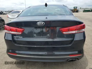 2018 Kia Optima S with VIN 5XXGT4L35JG265497, listed as a Copart auction lot 64371405 with 103,327 mi miles and Salvage title. Bid and sale history available at DreamBid. Image 6.