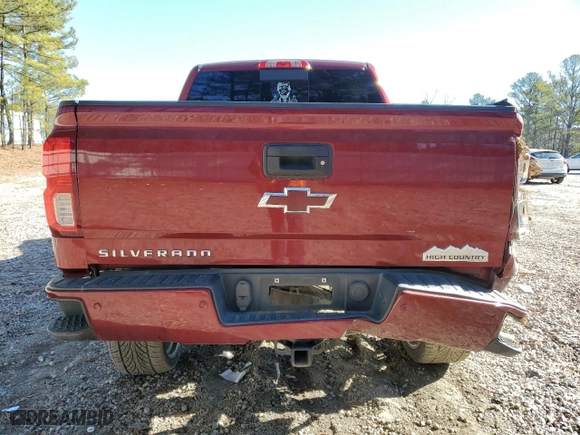 2017 Chevrolet Silverado 1500 High Country with VIN 3GCUKTEC7HG148122, listed as a Copart auction lot 85498614 with 0 mi miles and Salvage Title. Bid and sale history available at carsss.com. Image 6.