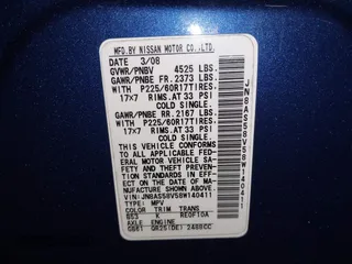 2008 Nissan Rogue SL with VIN JN8AS58V58W140411, listed as a IAAI auction lot 41823823 with 165,565 mi miles and . Bid and sale history available at DreamBid. Image 9.