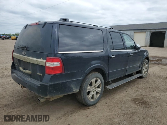 2016 Ford Expedition Max Platinum with VIN 1FMJK1MT0GEF33905, listed as a Copart auction lot 57138255 with 177,075 mi miles and Clean title. Bid and sale history available at DreamBid. Image 3.