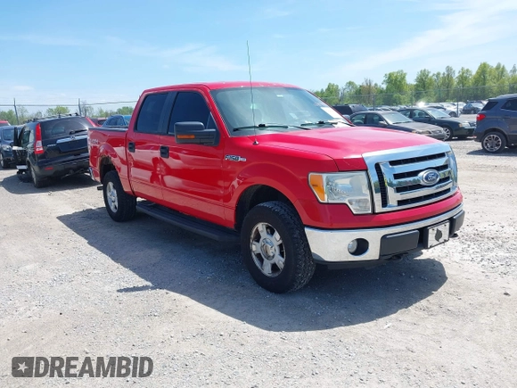 2010 Ford F-150 XL with VIN 1FTFW1EV3AKB55859, listed as a IAAI auction lot 42144289 with 261,722 mi miles. Bid and sale history available at carsss.com. Image 1.