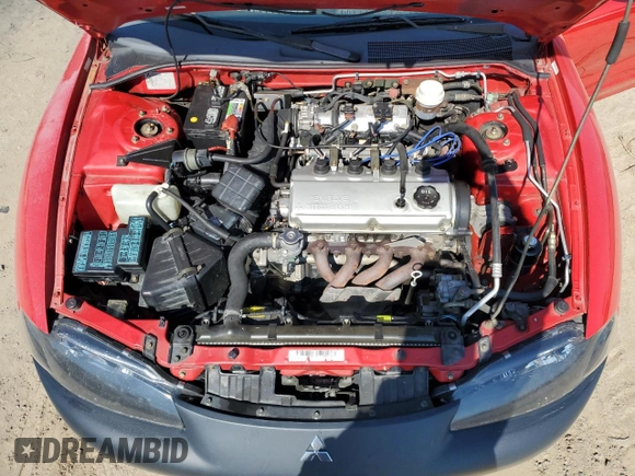 1997 Mitsubishi Eclipse GS with VIN 4A3AX35G5VE127678, listed as a Copart auction lot 46251855 with 140,259 mi miles and Salvage Title. Bid and sale history available at carsss.com. Image 11.