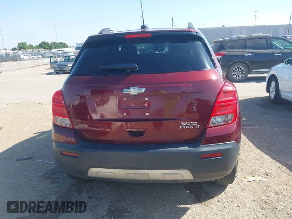 2016 Chevrolet Trax LT with VIN 3GNCJLSB6GL120853, listed as a IAAI auction lot 41973821 with 149,259 mi miles and . Bid and sale history available at DreamBid. Image 17.