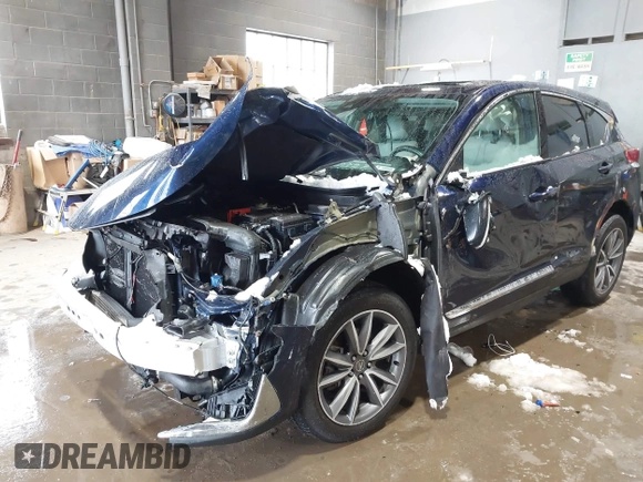 2021 Acura RDX w/Technology Package with VIN 5J8TC2H57ML007176, listed as a IAAI auction lot 41554086 with 42,335 mi miles. Bid and sale history available at carsss.com. Image 6.