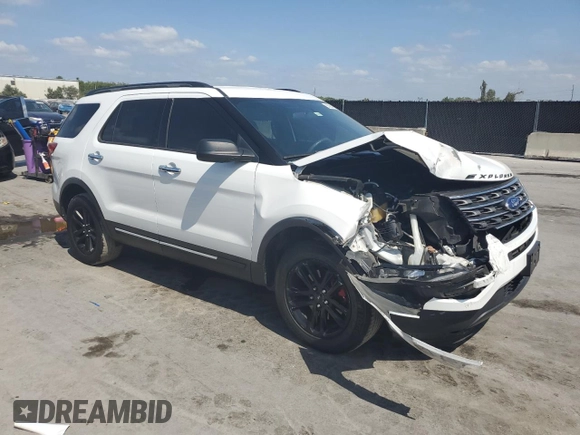 2017 Ford Explorer with VIN 1FM5K7BH0HGE40763, listed as a Copart auction lot 53964455 with 148,806 mi miles and Salvage Title. Bid and sale history available at DreamBid. Image 4.