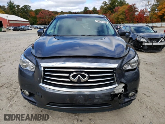 2013 Infiniti JX35 with VIN 5N1AL0MM8DC325522, listed as a Copart auction lot 74855484 with 173,107 mi miles and Clean Title. Bid and sale history available at carsss.com. Image 5.
