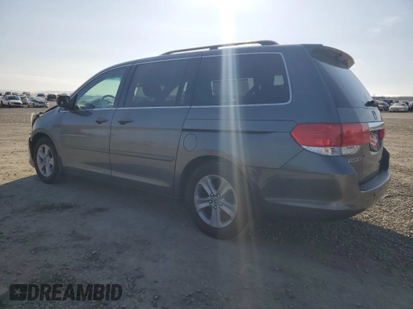 2010 Honda Odyssey Touring with VIN 5FNRL3H98AB053468, listed as a Copart auction lot 45524345 with 156,424 mi miles and Salvage Title. Bid and sale history available at carsss.com. Image 2.