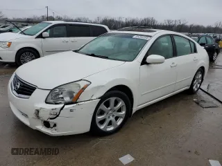 2008 Nissan Maxima SE z VIN 1N4BA41E58C823577, wystawiony jako Copart lot #85293264 z przebiegiem 129 387 mil mil oraz Szkoda całkowita • Salvage title. Historia ofert i sprzedaży dostępna na DreamBid. Obrazek 1.