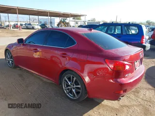 2008 Lexus IS 250 with VIN JTHBK262085069372, listed as a IAAI auction lot 41450713 with 169,128 mi miles. Bid and sale history available at carsss.com. Image 3.