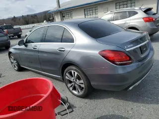 2021 Mercedes-Benz C 300 with VIN W1KWF8EB4MR649177, listed as a Copart auction lot 46625215 with 69,186 mi miles and Clean Title. Bid and sale history available at carsss.com. Image 2.