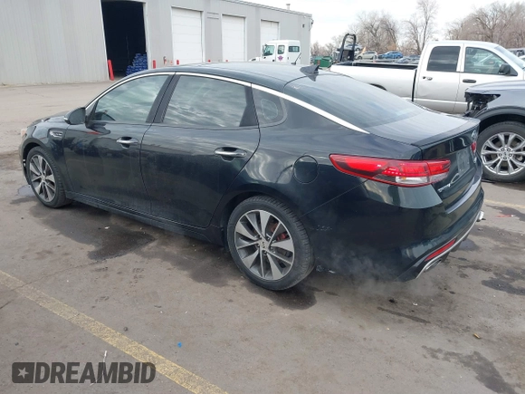 2016 Kia Optima SX Turbo with VIN 5XXGW4L2XGG052746, listed as a IAAI auction lot 41306792 with 69,571 mi miles and . Bid and sale history available at carsss.com. Image 3.