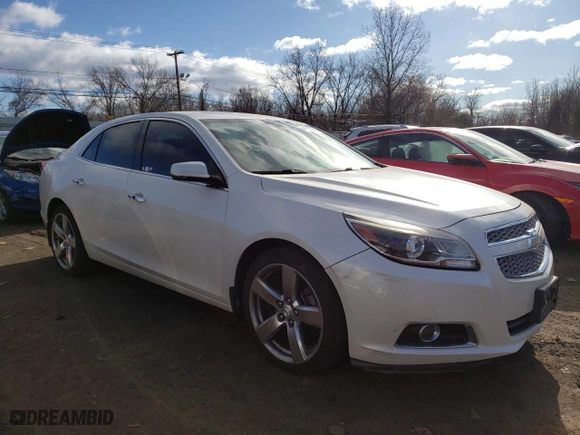 2013 Chevrolet Malibu LTZ with VIN 1G11J5SX9DF291702, listed as a Copart auction lot 41397545 with 90,252 mi miles and Salvage Title. Bid and sale history available at carsss.com. Image 4.