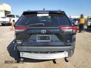 2019 Toyota RAV4 LE with VIN 2T3H1RFV5KC022308, listed as a Copart auction lot 49775905 with 76,704 mi miles and Salvage Title. Bid and sale history available at carsss.com. Image 6.