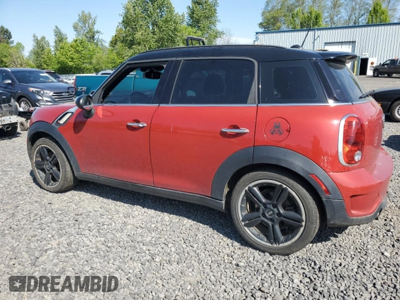 2013 MINI Countryman S z VIN WMWZC3C55DWP20563, wystawiony jako Copart lot #55493605 z przebiegiem 110 672 mil mil oraz Szkoda całkowita • Salvage title. Historia ofert i sprzedaży dostępna na DreamBid. Obrazek 2.