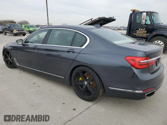 2016 BMW 7 Series 740i с VIN WBA7E2C54GG547645, выставлен на аукционе Copart как лот 45471845 с пробегом 132 763 миль миль и Чистый • Clean title. История ставок и продаж доступна на DreamBid. Изображение 2.