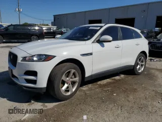 2018 Jaguar F-Pace 30t Premium with VIN SADCJ2GX3JA328201, listed as a Copart auction lot 50598965 with 115,435 mi miles and Salvage Title. Bid and sale history available at DreamBid. Image 1.