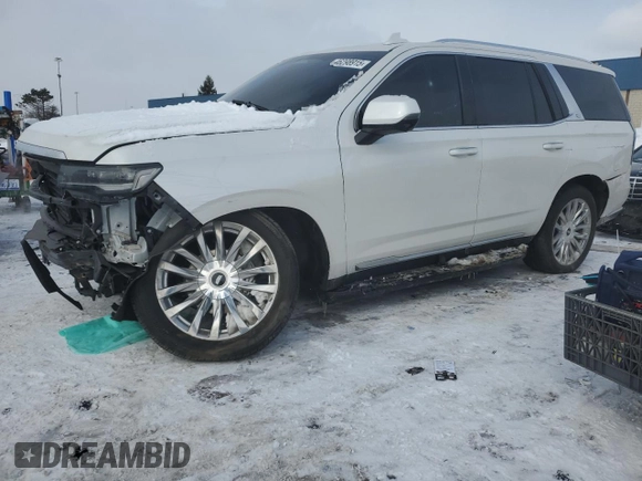 2024 Cadillac Escalade 4WD Premium Luxury with VIN 1GYS4BKL3RR137226, listed as a Copart auction lot 46298915 with 14,657 mi miles and Clean title. Bid and sale history available at DreamBid. Image 1.