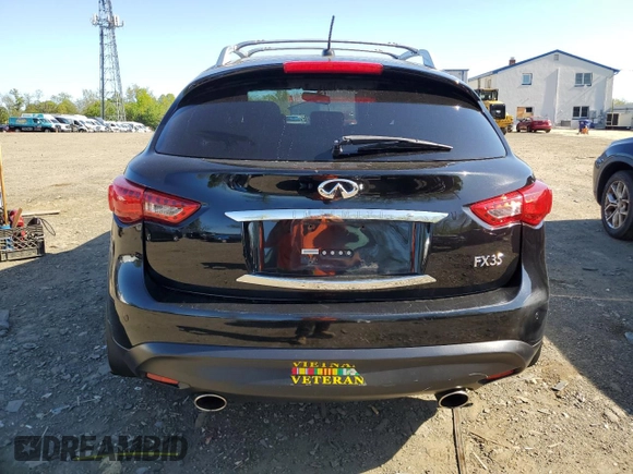 2009 Infiniti FX with VIN JNRAS18W79M158466, listed as a Copart auction lot 54892095 with 165,920 mi miles and Salvage title. Bid and sale history available at DreamBid. Image 6.