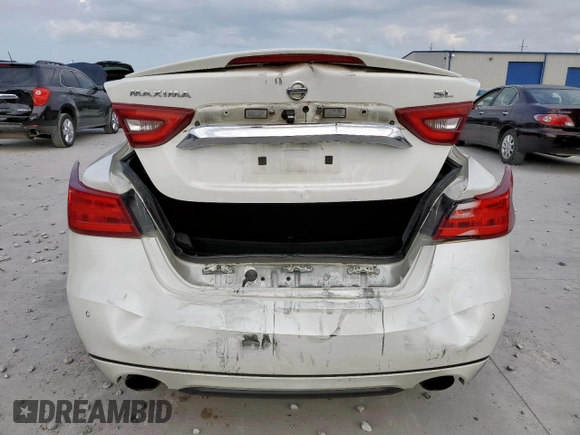 2016 Nissan Maxima SL with VIN 1N4AA6AP7GC376354, listed as a Copart auction lot 63635655 with 110,547 mi miles and Salvage title. Bid and sale history available at DreamBid. Image 6.
