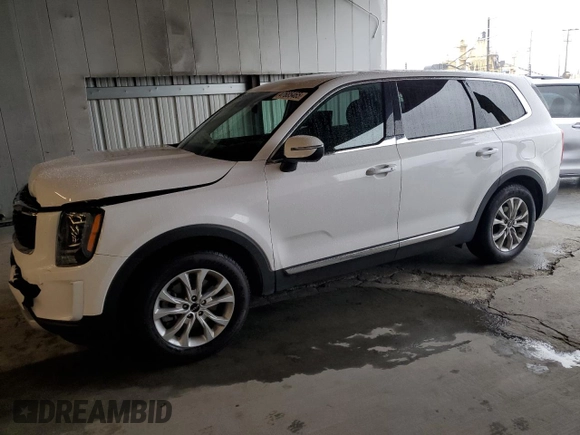 2022 Kia Telluride LX with VIN 5XYP24HC7NG217285, listed as a Copart auction lot 47685465 with 39,825 mi miles and Salvage title. Bid and sale history available at DreamBid. Image 1.