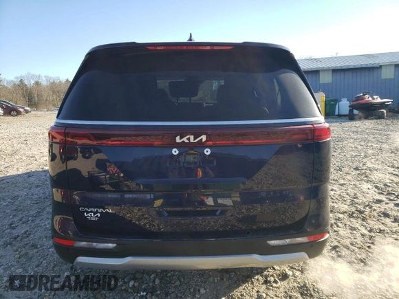 2024 Kia Carnival LX with VIN KNDNB4H32R6328763, listed as a Copart auction lot 80453154 with 25,576 mi miles and Salvage Title. Bid and sale history available at carsss.com. Image 6.