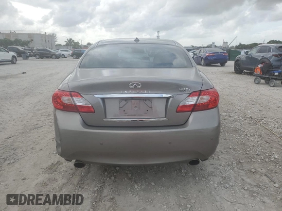 2013 Infiniti M37 with VIN JN1BY1AR1DM601438, listed as a Copart auction lot 79916434 with 212,229 mi miles and Salvage Title. Bid and sale history available at carsss.com. Image 6.