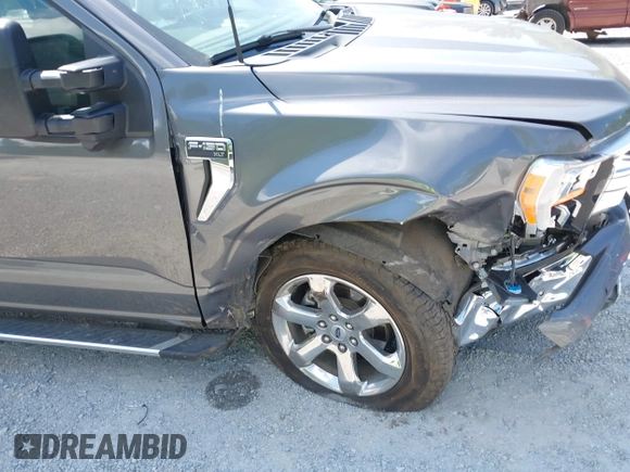 2022 Ford F-150 XL with VIN 1FTFW1E80NKD62001, listed as a IAAI auction lot 42641889 with 85,096 mi miles and . Bid and sale history available at DreamBid. Image 17.