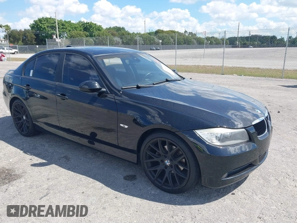 2007 BMW 3 Series 328i with VIN WBAVA33597PV67611, listed as a IAAI auction lot 41856072 with 209,720 mi miles and . Bid and sale history available at DreamBid. Image 1.