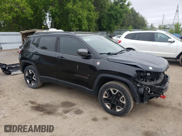 2017 Jeep Compass Trailhawk z VIN 3C4NJDDB4HT649028, wystawiony jako Copart lot #58652795 z przebiegiem 70 630 mil mil oraz Szkoda całkowita • Salvage title. Historia ofert i sprzedaży dostępna na DreamBid. Obrazek 4.