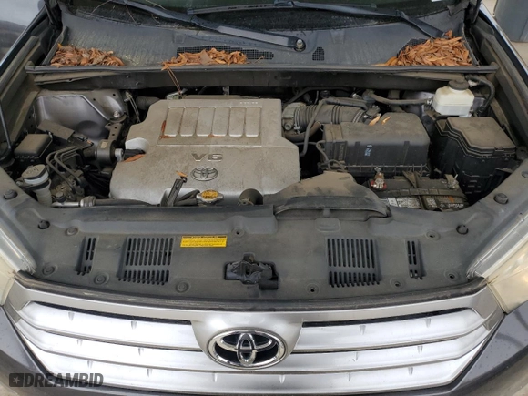 2013 Toyota Highlander with VIN 5TDZK3EH4DS106486, listed as a Copart auction lot 51058255 with 127,510 mi miles and Salvage Title. Bid and sale history available at carsss.com. Image 12.