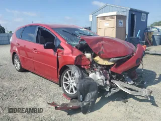 2012 Toyota Prius Two with VIN JTDZN3EU3C3026617, listed as a Copart auction lot 53897425 with Not Provided miles and Salvage Title. Bid and sale history available at DreamBid. Image 4.