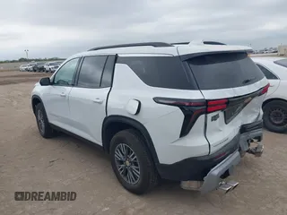 2024 Chevrolet Traverse FWD LT with VIN 1GNERGKS4RJ200591, listed as a IAAI auction lot 40743893 with 1,324 mi miles and . Bid and sale history available at DreamBid. Image 3.